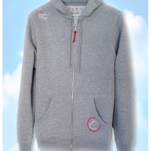 Sudadera felpa con capucha y cremallera «El paraíso…» Unisex