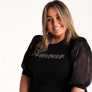 Camiseta Amour Negra