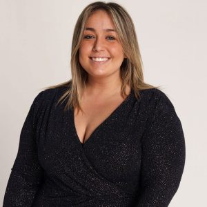 Camiseta Cruzada Hombreras Azul