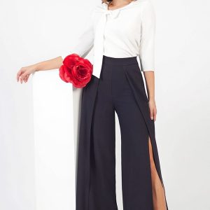 Pantalón aberturas negro