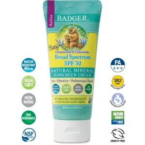 Protector Solar Baby Orgánico y Natural SPF 30 – Badger