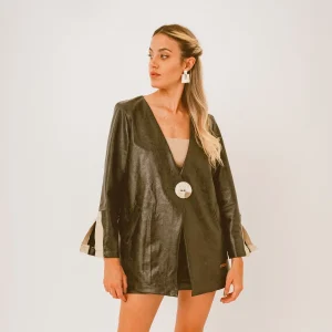 Essential Leather Blazer