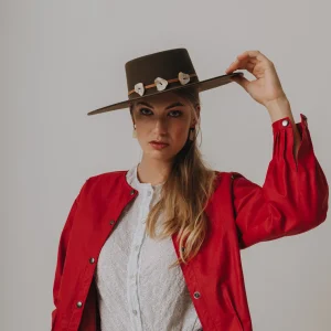 Sombrero Campero (Paño de lana, cuero & guampa)