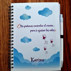 Block de notas «Mensajes personalizados»