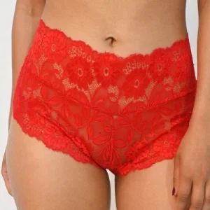Panty de Encaje Cachetero Sofia Roja