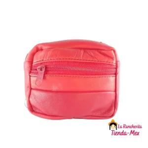 Monedero De Piel Tres Cierres