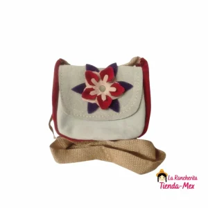 Bolsa de Gamuza Flor