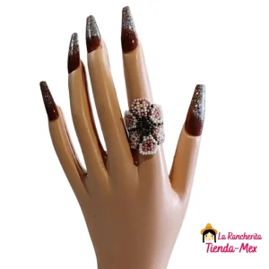 Anillo Chaquira Flor