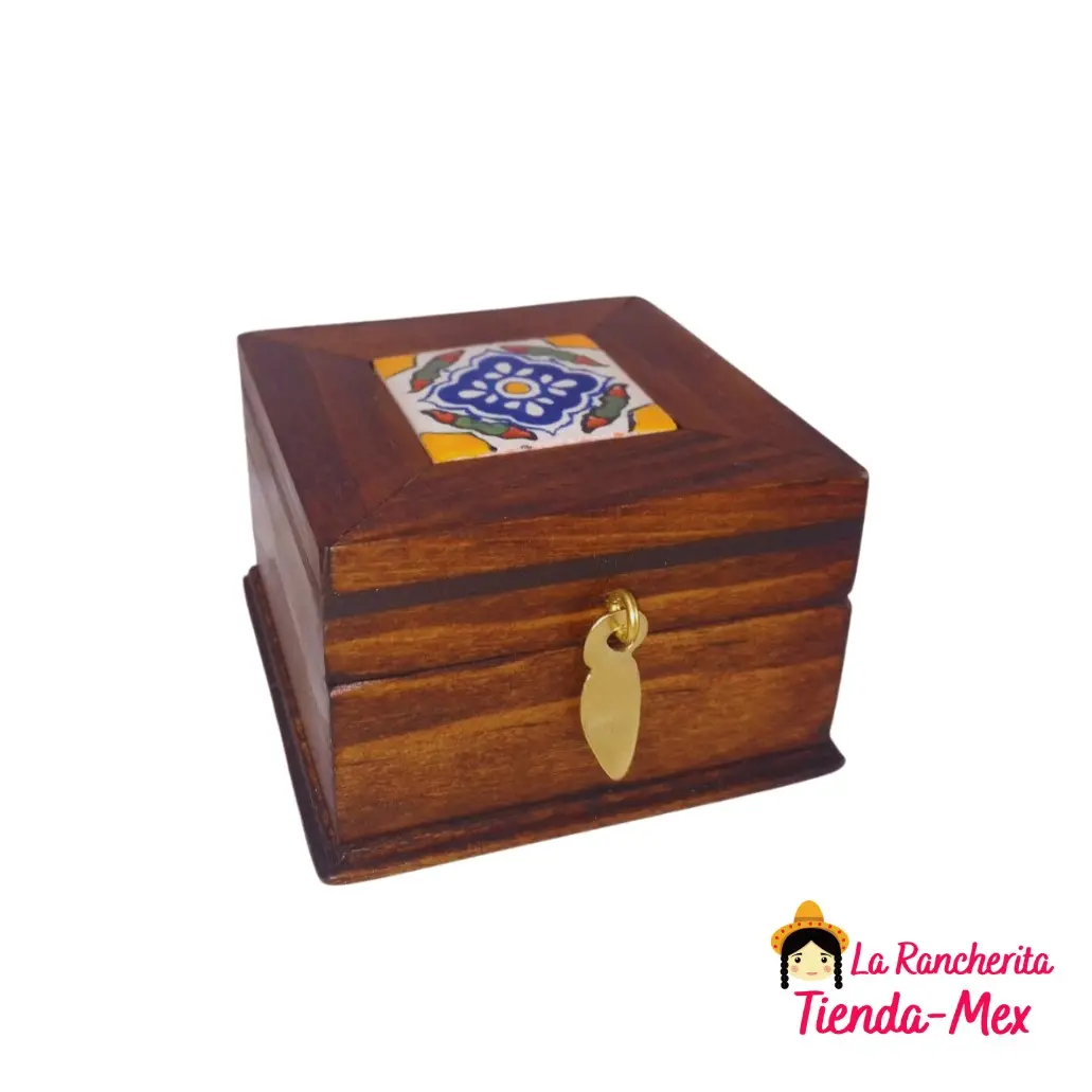 Alhajero De Madera Mini azulejo