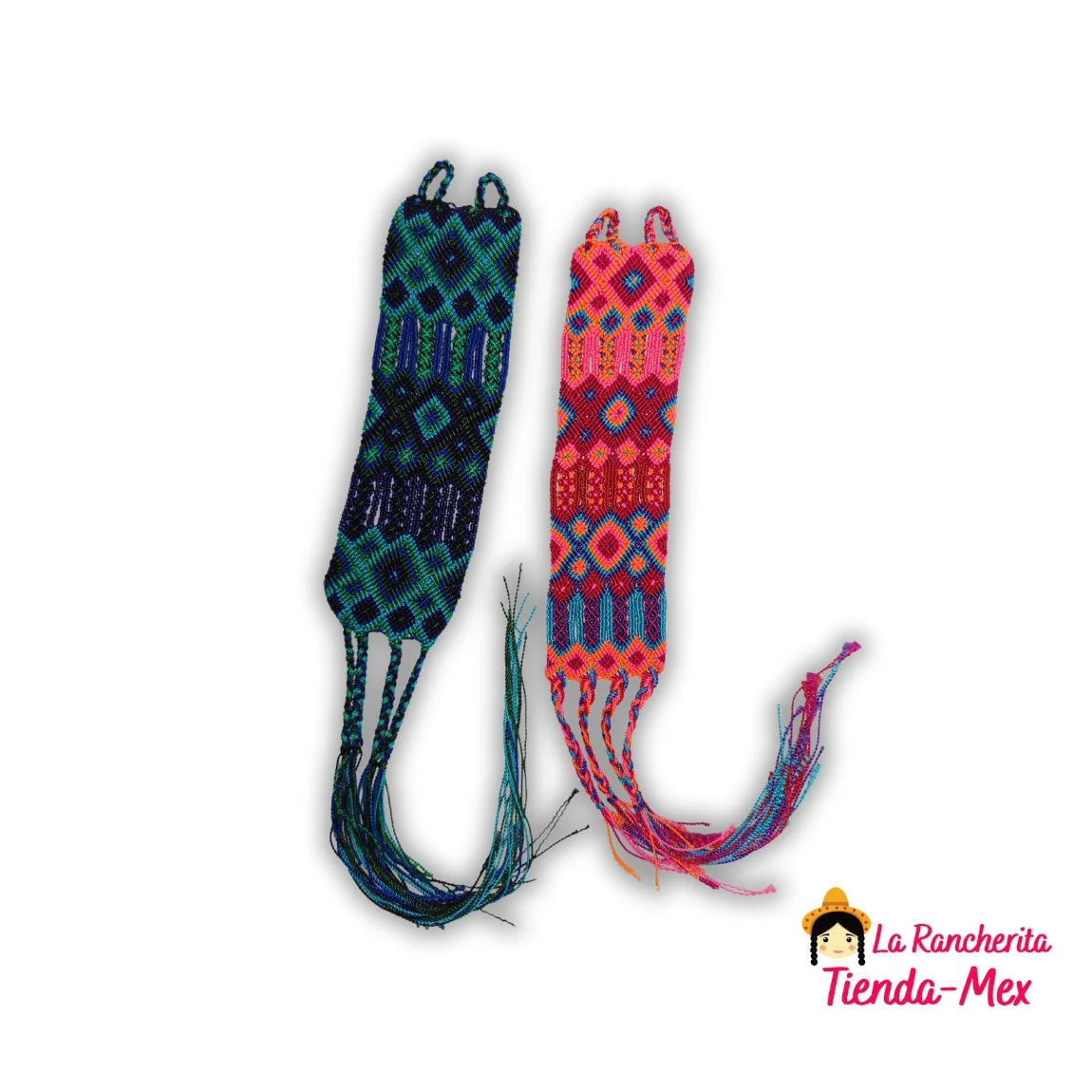 Pulsera Tejida Artesanal Gruesa - Imagen 2