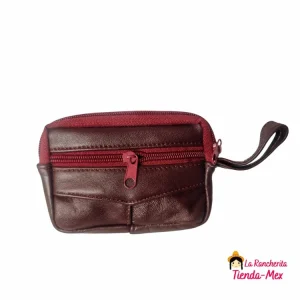 Monedero De Piel Perica Tres Cierres