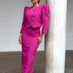 Conjunto Gardenia chaqueta + falda