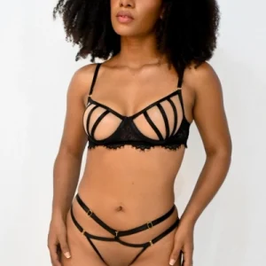 Conjunto de Lencería Extasis Negro