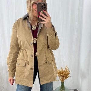 Parka Impermeable Kaki