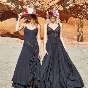 Vestido largo Kyra negro