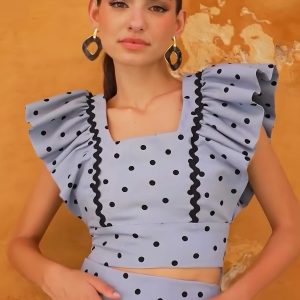 Conjunto Zaria lunaritos azul