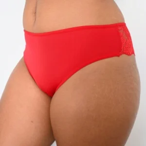Panty de Encaje Hipster Emma Roja