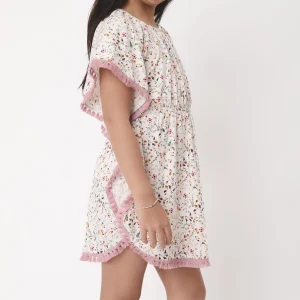 Vestido Flores Blanco