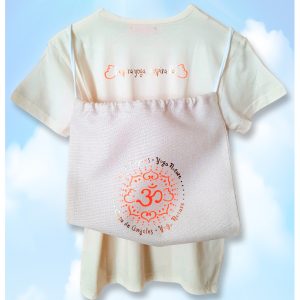 Kit camiseta mujer y mochila «Yoga Nature»