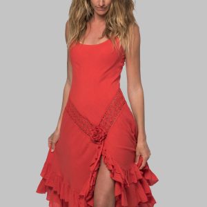 Vestido Midi Marta rojo