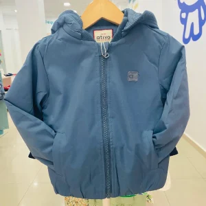 Cazadora niño impermeable azul 6497