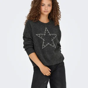 JERSEY GRIS ESTRELLA BRILLO