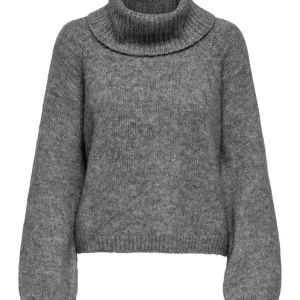 JERSEY GRIS CUELLO ONLY