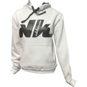 Sudadera capucha Akkeron mujer (Blanca)